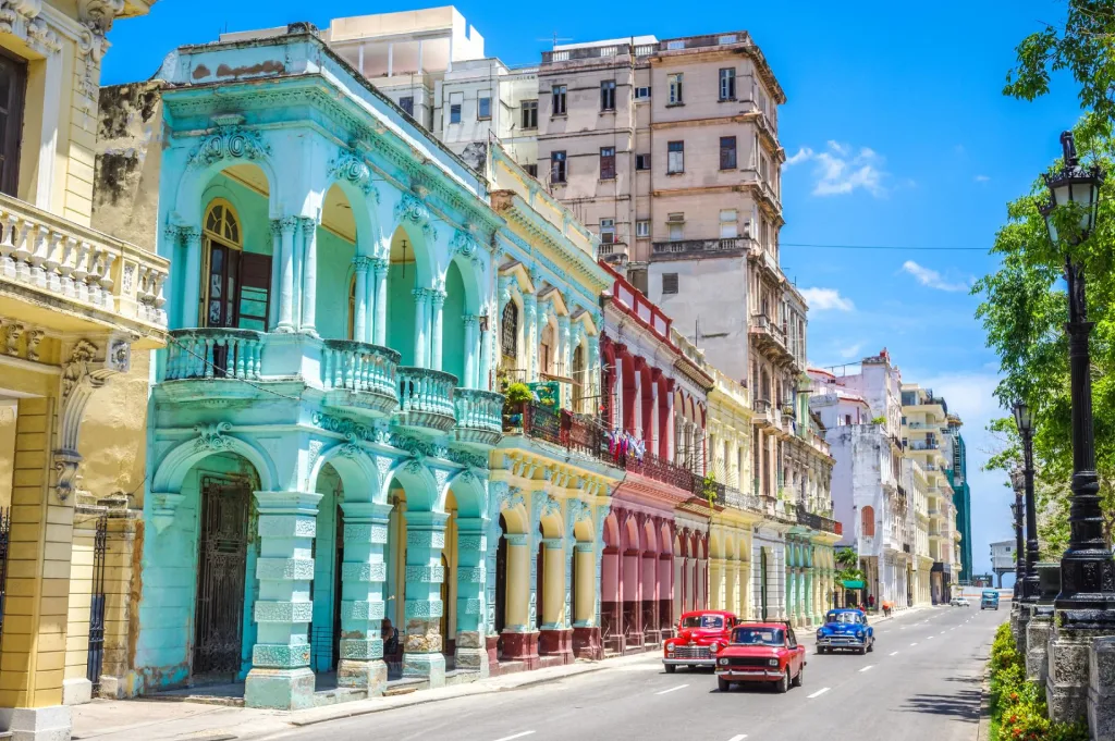Colorful buildings in Havana